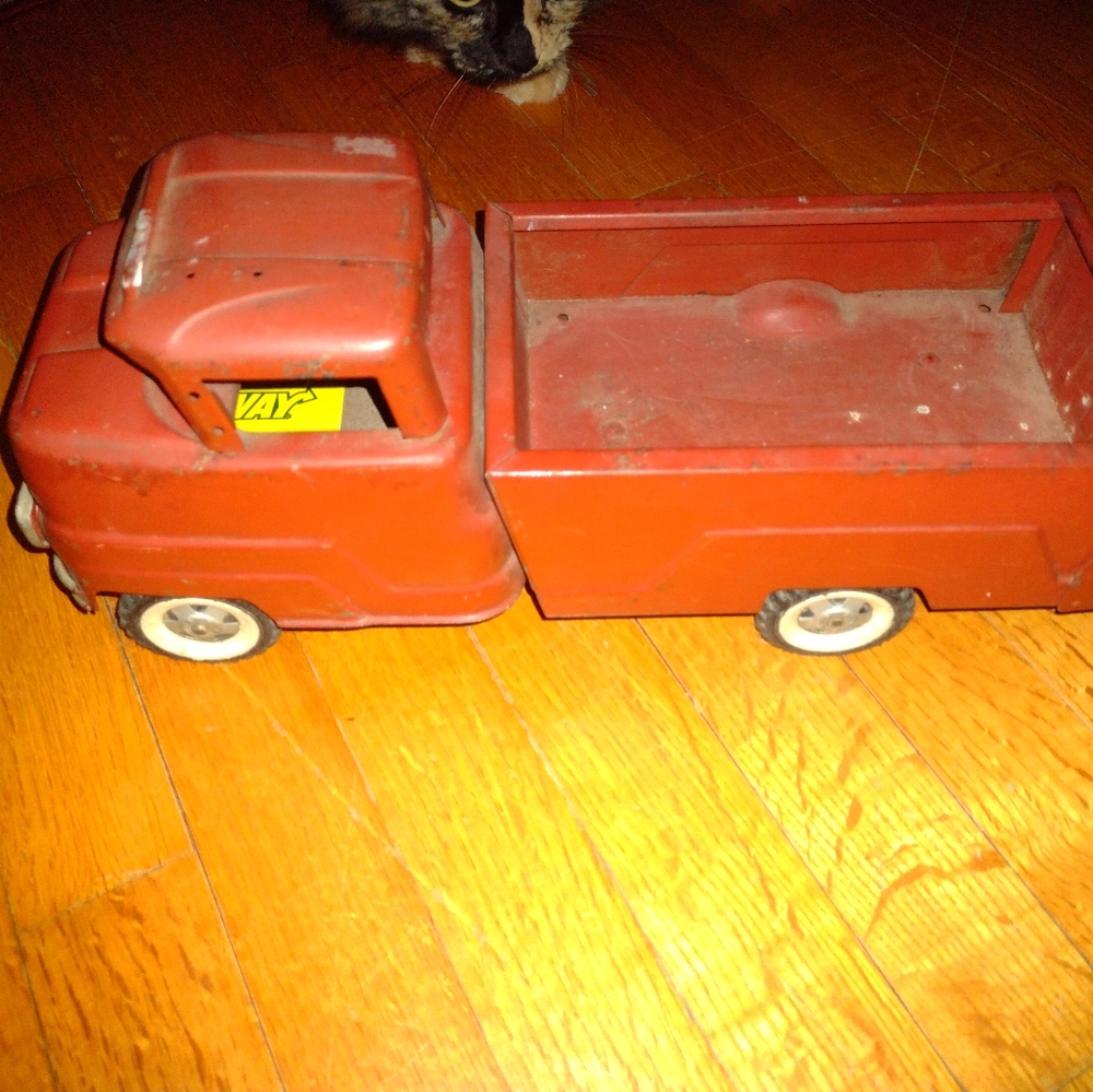 Vintage metal toy truck